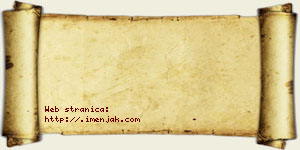 Jana Jakovljević vizit kartica